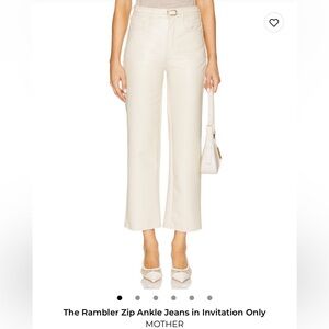 Mother The Rambler Zip Ankle Jeans in Invitation Only size 28